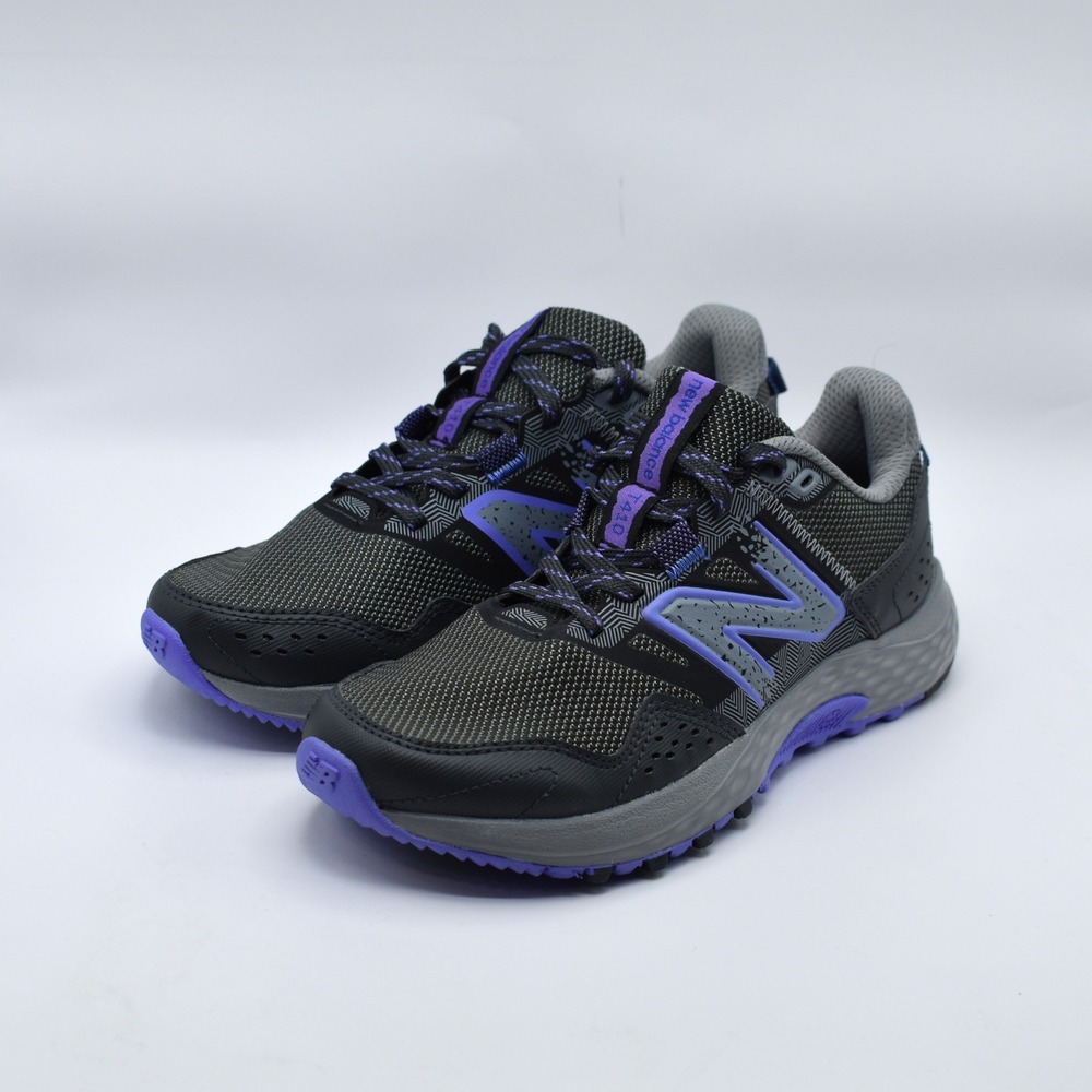 New Balance 410v8 Trail Running Shoes Womens Size 6 Gray Purple Black WT410LQ8